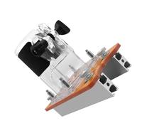 Base per router in legno, piastra scanalata, base per fresa per legno, lega di alluminio 2 in 1, base compatta per palme in legno, fresa per fresa 65 mm