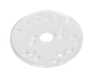 Base per router, piastra universale in acrilico con viti a perno di centraggio, per router di assetto, lavorazione del legno, strumento ausiliario