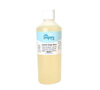 Base per sapone liquido Castile soap base 500 m, biologico, privo di tensioattivi SLS e SLES, solfato e parabeni (etichetta in lingua italiana non garantita)