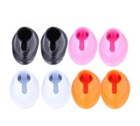 Base per Smalto per Unghie Supporto Leggero in Pvc, 8 Pezzi | Scuole di Nail Art e Professionisti, Struttura Compatta, Uso in Salone, Accessorio per Lavoro Quotidiano Colore Casuale