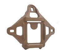Base per Staffa per Visione Notturna del Casco, Supporto NVG per Casco in Nylon con Interfaccia Standard per Accessori per Casco (BROWN)