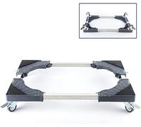 Base per supporto lavatrice, piedistallo per lavastoviglie, mobile regolabile, base per carrello, larghezza 15-22 pollici, lunghezza 26-34 pollici, vassoi per pavimento per Dri, ruote singole