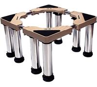Base per supporto lavatriceBase regolabile con 4/8/12 gambe resistenti Lunghezza piedistallo per supporto lavatrice 45-66 cm Larghezza 43-64 cm Piedistalli per asciugatrice e frigorifero e 8 gambe -