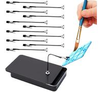 Base per supporto per pittura, clip a , pieghevole, supporto magnetico sicuro per hobby con supporto regolabile, accessorio per opere d'arte con materiale resistente, fai da te per