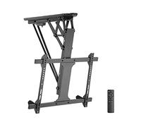 Base per Supporto TV Staffa per TV con Telecomando Intelligente Supporto per TV Pieghevole Elettrico da soffitto da 32"-70" Staffa da soffitto elettrica Ribaltabile, può Contenere Fino a 77