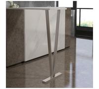 Base per Tavolo in Acciaio Inossidabile a Forma di V Caratterizzata da Una Struttura in Acciaio Rinforzato Una Superficie di Appoggio Ampliata Fori di Montaggio Multipli E Proprietà Impermeabili