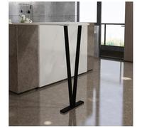 Base per Tavolo in Acciaio Inossidabile a Forma di V Caratterizzata da Una Struttura in Acciaio Rinforzato Una Superficie di Appoggio Ampliata Fori di Montaggio Multipli E Proprietà Impermeabili