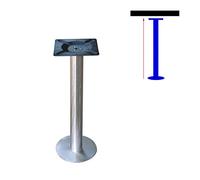 Base per tavolo in metallo per bistrot e cucina, 40 cm, altezza regolabile, supporto per tavolo da pranzo e consolle - 1 pezzo perfetto per piccoli spazi