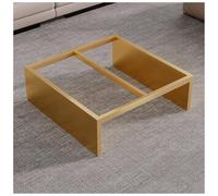 Base per Tavolo in Metallo Quadrata/rettangolare Struttura Completamente Saldata Acciaio Rinforzato Design Curvo Altezza 10.6" Capacità di Carico 100 Kg