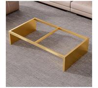 Base per Tavolo in Metallo Quadrata/rettangolare Struttura Completamente Saldata Acciaio Rinforzato Design Curvo Altezza 10.6" Capacità di Carico 100 Kg