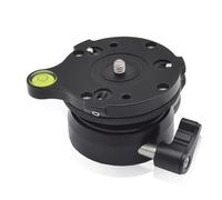 Base per testa treppiede livellante a vite DY-60N da 3/8 con livella a bolla offset, filettatura da 1/4 di pollice per fotocamere DSLR - per ,