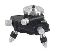 Base per Treppiede Piccola, Treppiede per Supporto Base Livellante Girevole a 360° Alloggiamento in Alluminio Adattatore per Supporto per Treppiede Livello