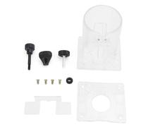 Base per trimmer, fresa per rifilatore per legno Base in plastica trasparente Accessorio protettivo per utensili elettrici(Thickened)