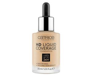 Base per Trucco Fluida Catrice HD Liquid Coverage Nº 032 Nude beige Nº 032-Nu