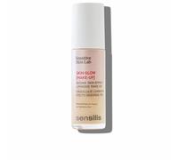 Sensilis Skin Glow Make Up - fondotinta idratante e luminoso, copertura leggera, per pelle spenta, adatto per pelli sensibili 30 ml, tono 04 beige rosa