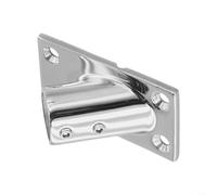 Base per tubo per corrimano in acciaio inossidabile, 22 mm, rettangolare, per hardware di terrazza e cabina, 30/45/60/90 gradi, grado marino 316 (45°)