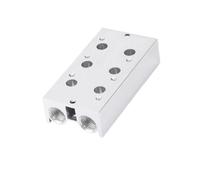 Base per valvola pneumatica a solenoide Base del collettore 'elettrovalvola PT1/8 PT1/4 PT3/8 Filettatura 2 15F Piastra di montaggio in alluminio Blocco(3F,3V100M)