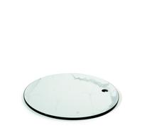 BASE PIANTANA VELVET MARMO BIANCO D.43CM PER LAMPADA DA TERRA