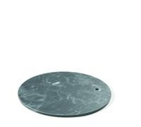 BASE PIANTANA VELVET MARMO NERO D.43CM PER LAMPADA DA TERRA