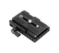 Base piastra a sgancio rapido estesa Multi fori per vite 1/4 3/8 360 gradi Dado ad ala accessori per la fotografia ingrandimento