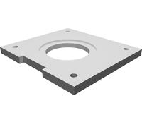 Base Piatta Ricambio per Fresatrice Bosch GKF600 Colt Palm Router Stampato 3D