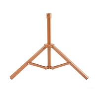 Base pieghevole in metallo per ombrellone, ancoraggio portatile per spiaggia e giardino, robusto supporto per ombrellone da esterno con design compatto, arancione (treppiede)