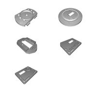 Base Plate for meArm Robot with Integrated Bearings Enhanced Stability