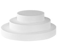 Base POLISTIROLO Torta Tonda h.5 cm, 35 cm Diametro Party Festa Cake Design