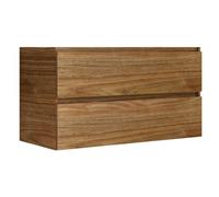 Base porta lavabo London Nordikflat con due cassetti chiusura ammortizzata - CONFEZIONE: 1 pz., Colore: Miele, Dimensione: 61x46xh55.5 cm