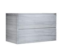 Base porta lavabo Marano Nordikflat con due cassetti cm 90x45x54 - CONFEZIONE: 1 pz., Dimensione: 91x46Xh55.5 cm, Colore: Olmo Chiaro