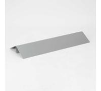 Base porta pannelli a V in acciaio verniciato a polveri silver, doppia semi-base regolabile, L 100 cm - uso interno