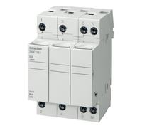 Base Portafusibile cilindrico SIEMENS Sentron 3-pole+N In: 32 A - 3NW70632