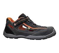Base Protection Aerobic ESD Scarpa Antinfortunistica, da Uomo e Donna, Grigio/Arancione, Taglie 46