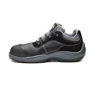 Base Protection B0118 Mozart Scarpa Antinfortunistica Puntale in Acciaio | Nero/Grigio, 44, S3 EN ISO 20345, Unisex, Resistente All'acqua, Leggero, Industria Leggera (Servizi)