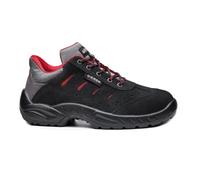 Base Protection Toledo Scarpa Antinfortunistica, da Uomo e Donna, Nero/Rosso, Taglie 41