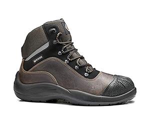 Base Protection B0416 Raider Top Scarponcino Antinfortunistico Imbottito | Marrone, 48, S3 EN ISO 20345, Puntale in Acciaio, Protezione Sulla Punta Resistente, Agricoltura, Industria Leggera (Servizi)