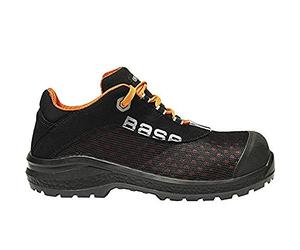 Base Protection B0878 Be-Fit Scarpa Antinfortunistica Agricoltura Imbottito | Nero/Arancione, 42, S1P EN ISO 20345, Resistente Agli Idrocarburi, Suola Resistente, Puntale in Acciaio, Senza Metallo