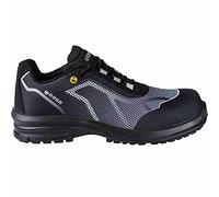 Base Protection Oren ESD Scarpa Antinfortunistica, da Uomo e Donna, Nero/Bianco, Taglie 43