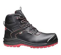 Base Protection Be-Dry Mid Scarpa Antinfortunistica, da Uomo, Nero/Rosso, Taglie 44