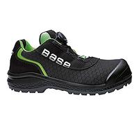 Base Protection Be-Ready ESD Scarpa Antinfortunistica, da Uomo e Donna, Nero/Verde, Taglie 43
