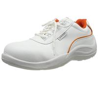 Base Protection Cobalto Scarpa Antinfortunistica, da Uomo e Donna, Bianco/Arancione, Taglie 45