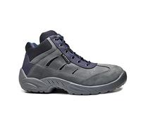 Base Protection Greenwich Scarpa Antinfortunistica, da Uomo e Donna, Grigio/Blu, Taglie 44