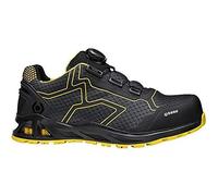 Base Protection K-Rush Scarpa Antinfortunistica con Sistema BOA, Nero/Giallo, Taglie 37