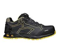 Base Protection K-Rush Scarpa Antinfortunistica con Sistema BOA, Nero/Giallo, Taglie 45