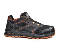 Base Protection K-Step Scarpa Antinfortunistica, da Uomo e Donna, Nero/Arancione, Taglie 38