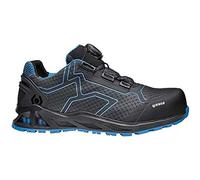 Base Protection K-Trek Scarpa Antinfortunistica con Sistema BOA, Nero/Blu, Taglie 47