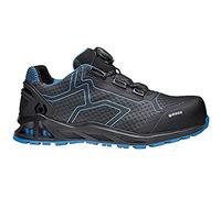 Base Protection K-Trek Scarpa Antinfortunistica con Sistema BOA, Nero/Blu, Taglie 48