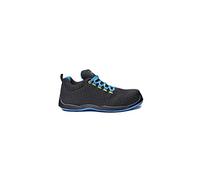 Base Protection Marathon ESD Scarpa Antinfortunistica, da Uomo e Donna, Nero/Blu/Giallo, Taglie 46