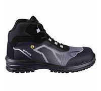 Base Protection Oren Top ESD Scarponcino Antinfortunistico, da Donna e Uomo, Nero/Bianco, Taglie 38