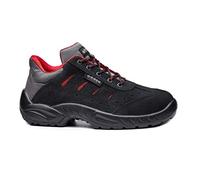 Base Protection Toledo Scarpa Antinfortunistica, da Uomo e Donna, Nero/Rosso, Taglie 40